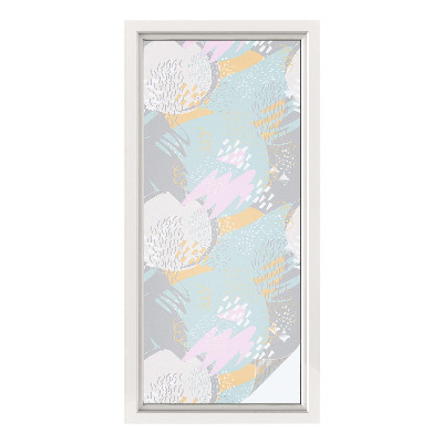 Vinil para vidro privacidade padrão vitral Harmonia abstrata