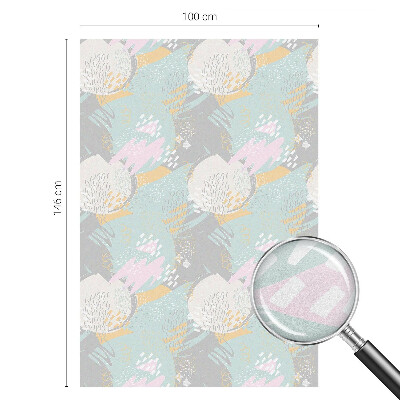 Vinil para vidro privacidade padrão vitral Harmonia abstrata