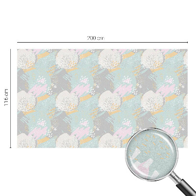 Vinil para vidro privacidade padrão vitral Harmonia abstrata