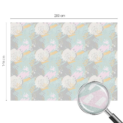 Vinil para vidro privacidade padrão vitral Harmonia abstrata