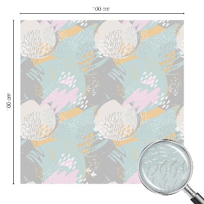 Vinil para vidro privacidade padrão vitral Harmonia abstrata