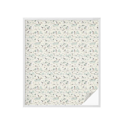 Película de privacidade para janela efeito vitral Uma aldeia idílica