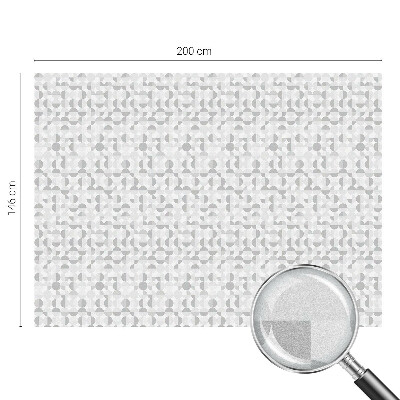Vinil para vidro privacidade padrão vitral Padrões geométricos