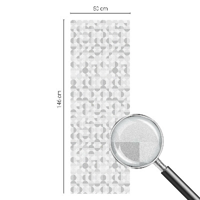 Vinil para vidro privacidade padrão vitral Padrões geométricos
