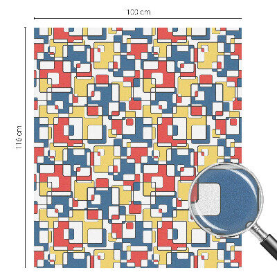 Película decorativa para janela privacidade Formas geométricas