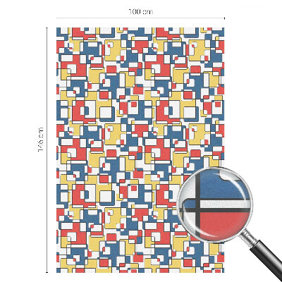 Película decorativa para janela privacidade Formas geométricas