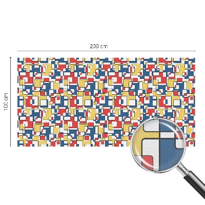 Película decorativa para janela privacidade Formas geométricas