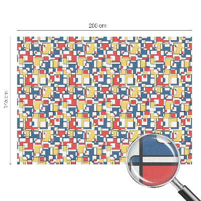 Película decorativa para janela privacidade Formas geométricas