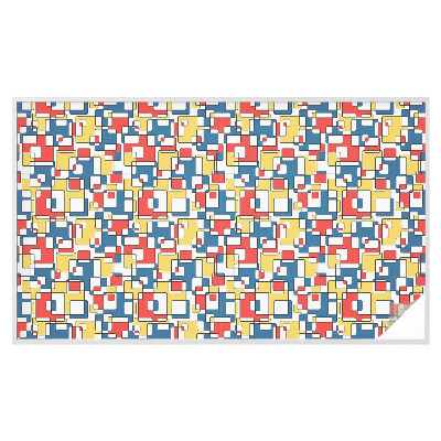 Película decorativa para janela privacidade Formas geométricas