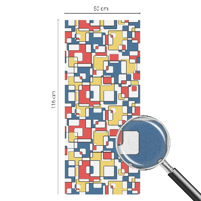 Película decorativa para janela privacidade Formas geométricas