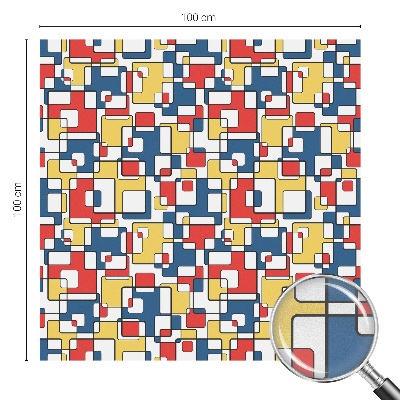 Película decorativa para janela privacidade Formas geométricas