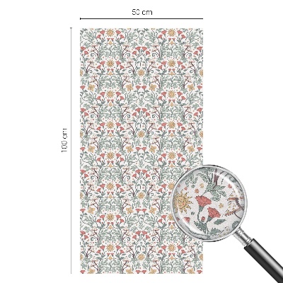 Vinil para vidro privacidade padrão vitral Raposa sai