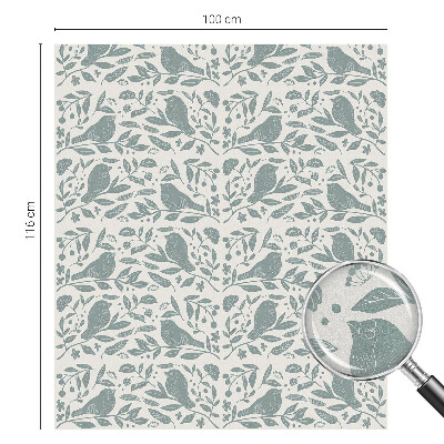 Película vidro janela privacidade motivo de pássaro