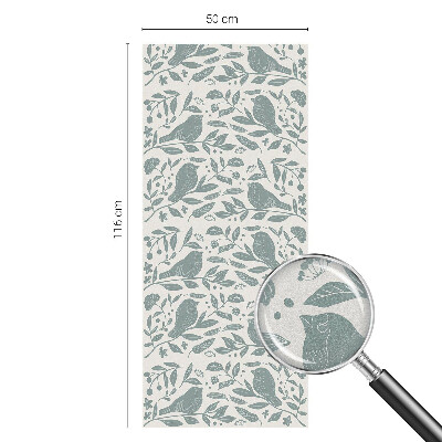 Película vidro janela privacidade motivo de pássaro