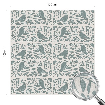 Película vidro janela privacidade motivo de pássaro