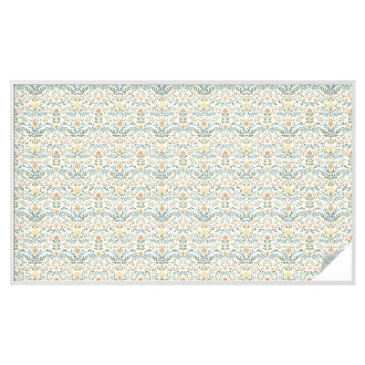 Película de privacidade para janela efeito vitral Simetria floral