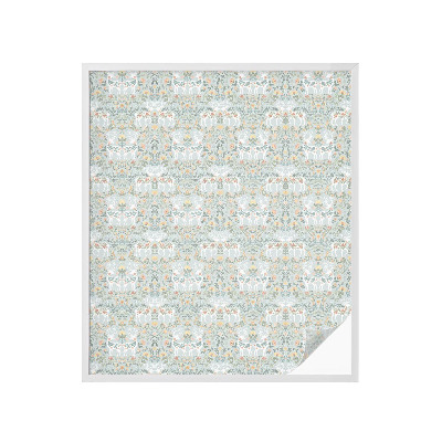 Vinil para vidro privacidade padrão vitral Flores de veado