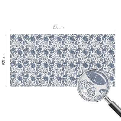 Película decorativa para janela privacidade Vida marinha