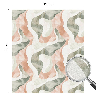 Película vidro janela privacidade Ondas coloridas