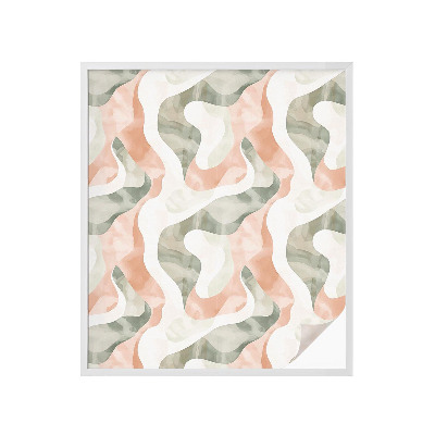 Película vidro janela privacidade Ondas coloridas