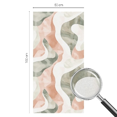 Película vidro janela privacidade Ondas coloridas