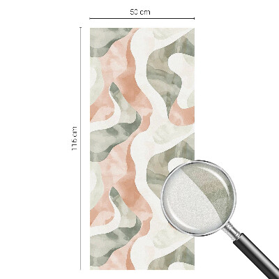 Película vidro janela privacidade Ondas coloridas