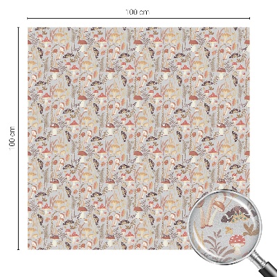 Vinil para vidro privacidade padrão vitral Padrão florestal