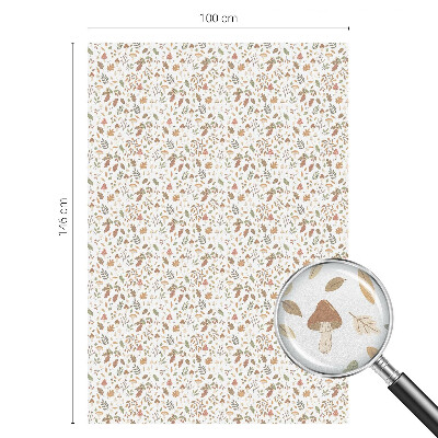 Película de vidro vitral autocolante Padrões de outono