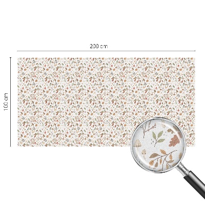 Película de vidro vitral autocolante Padrões de outono