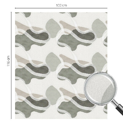 Película vidro janela privacidade Padrão orgânico