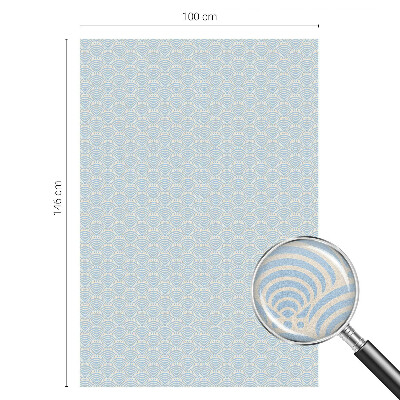 Película vidro janela privacidade Ondas japonesas