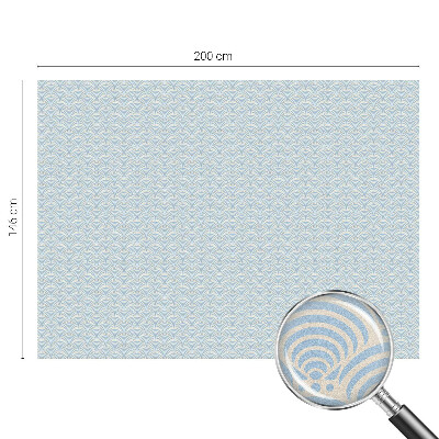 Película vidro janela privacidade Ondas japonesas