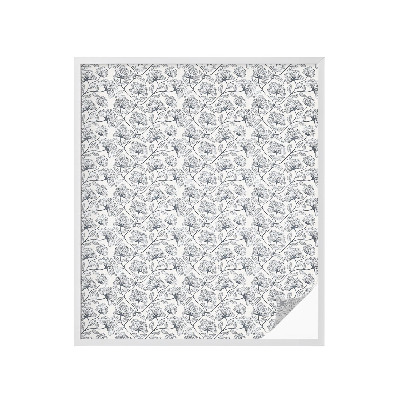 Película de vidro vitral autocolante Motivo botânico