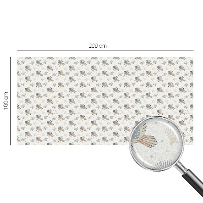 Vinil para vidro privacidade padrão vitral Padrão de pássaros