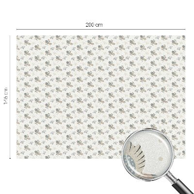 Vinil para vidro privacidade padrão vitral Padrão de pássaros