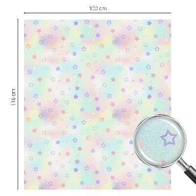 Película de privacidade para janela efeito vitral Padrões de arco-íris