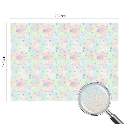 Película de privacidade para janela efeito vitral Padrões de arco-íris