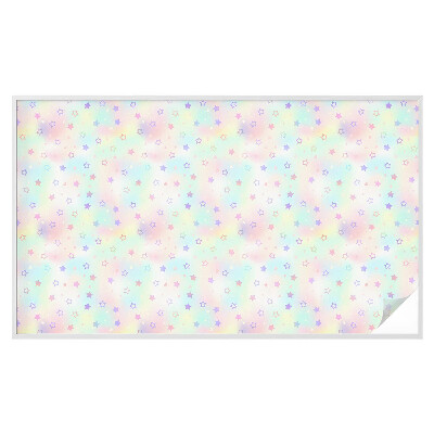 Película de privacidade para janela efeito vitral Padrões de arco-íris