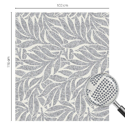 Película decorativa para janela privacidade Gotas de folhas