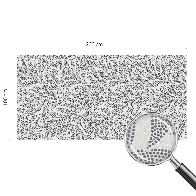 Película decorativa para janela privacidade Gotas de folhas