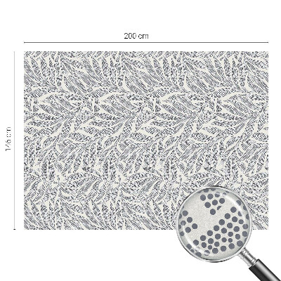 Película decorativa para janela privacidade Gotas de folhas