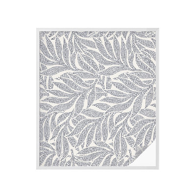 Película decorativa para janela privacidade Gotas de folhas