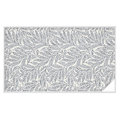 Película decorativa para janela privacidade Gotas de folhas