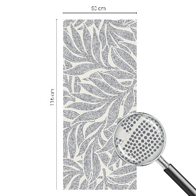 Película decorativa para janela privacidade Gotas de folhas