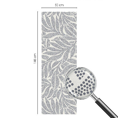 Película decorativa para janela privacidade Gotas de folhas