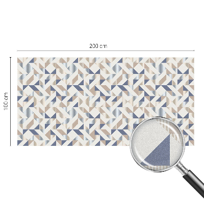 Vinil para vidro privacidade padrão vitral Padrões geométricos