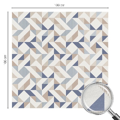 Vinil para vidro privacidade padrão vitral Padrões geométricos