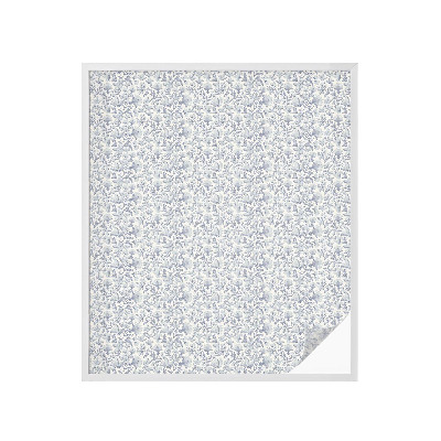 Película decorativa para janela privacidade Estampa floral