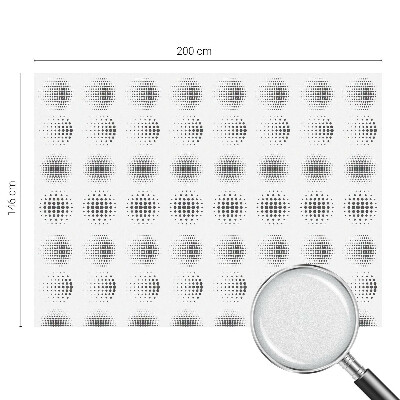 Película de privacidade para janela efeito vitral Círculos pontilhados