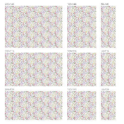 Película de vidro vitral autocolante Prado florido